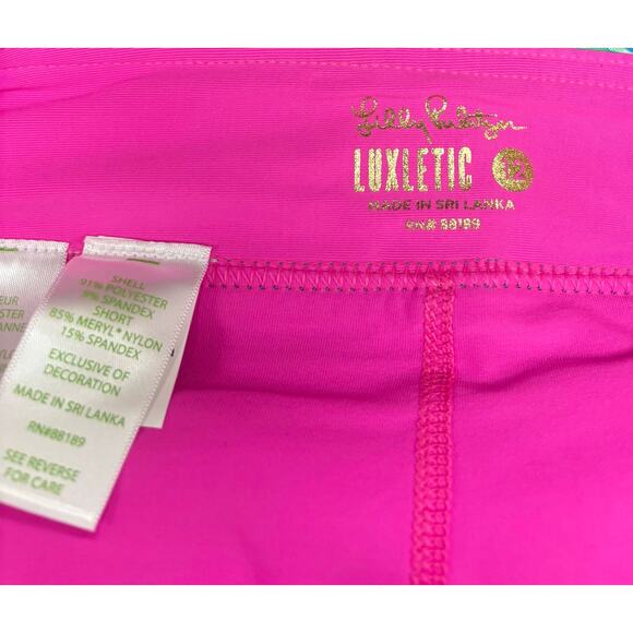Lilly Pulitzer Luxletic Daphne Golf Skort Pundy Blue Isle Be Back Size 12 - Picture 8 of 10